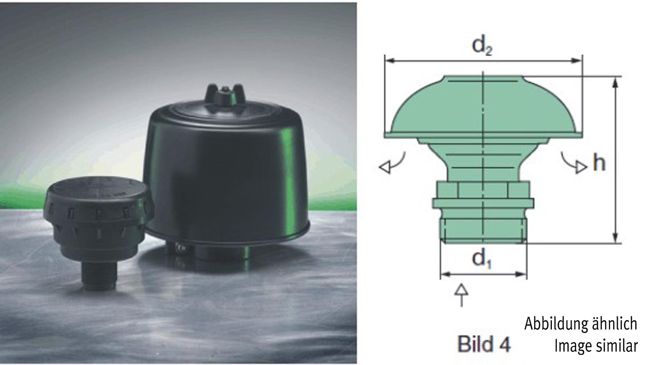 Be- und Entlüftungsfilter M30x1,5 mm