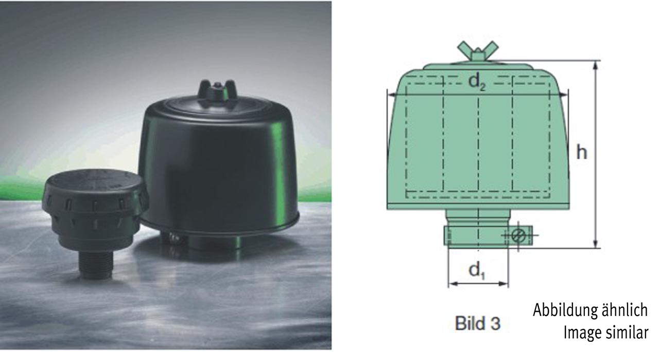 Aeration and deaeration filter