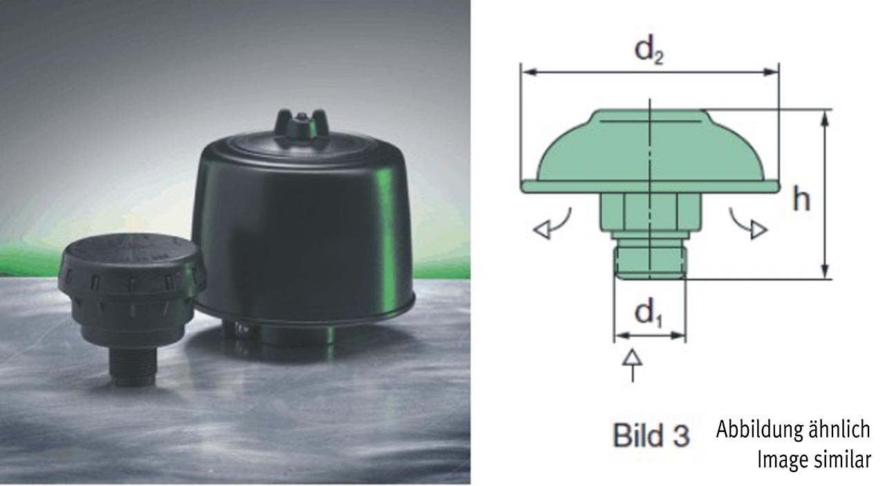 Be- und Entlüftungsfilter M16x1,5 mm