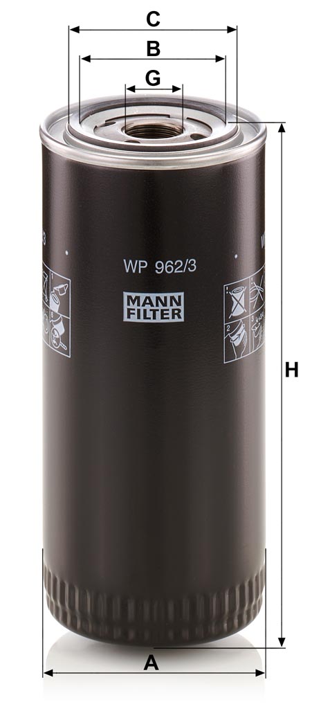 WP 962/3 x - 6650659123 | Krone Filtertechnik